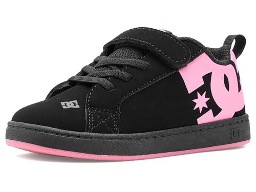 DC Shoes Unisex-Toddler Court Graffik Elastic Skate Shoe