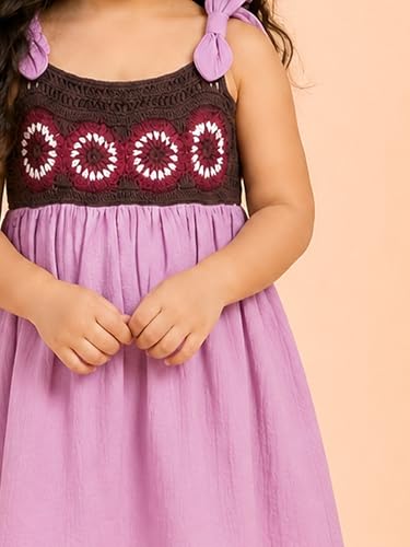 Image of Kidbea Girls Cotton Dresses | Stylish Printed & Checked Frocks | Party, Casual Summer Dress Collection for Kids