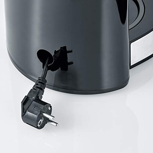 SEVERIN KA 4822 Cafetera Type para filtros de Café Molido, 10 tazas incluye jarra de cristal, acero inoxidable/negro - Imagen 4