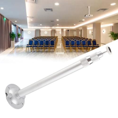 Bewinner Uchwyt do montażu sufitowego projektora, regulowany 360°, uniwersalny stop aluminium z gwintem 1/4 do 5 kg