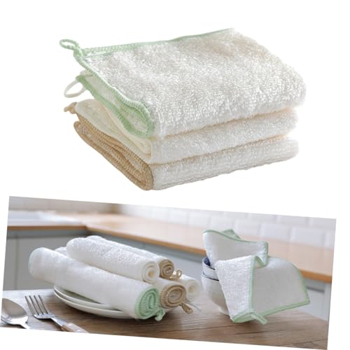 ORFOFE 3 Pecas panos de limpeza pano limpo simples pano de prato microfibra panos de prato pano de p