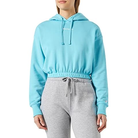 Champion Women's Sky Blue Boxy Sweatshirt Cover