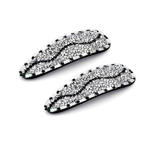 Colours & Beauty Hair Clip Femme Chic | Barrettes à Cheveux Strass | Pinces à Cheveux élégantes pour Femmes | épingles Bijoux | Snap Barrettes à Cheveux pour Femmes | Barrette Clic Clac à Cheveux