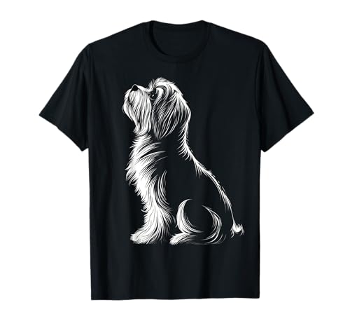 Illustration graphique de chien Lhassa Apso Lhassa Apso T-Shirt