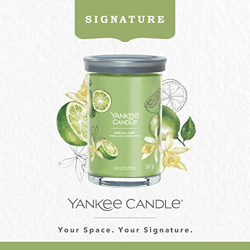 Yankee Candle Signature Scented Candle, Vanilla Lime, Large Tumbler - Image 2