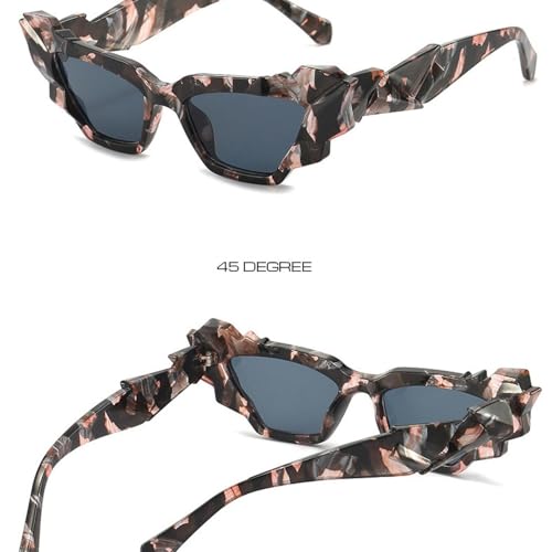 Lunettes de soleil œil de chat punk femmes steampunk protection UV400 nuances uniques - 3