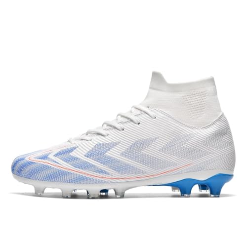 Men's Soccer Cleats Football Shoes for Mens Big Boys High-Top Spikes Shoes for Youth Professional Training Turf Indoor Outdoor Sneaker