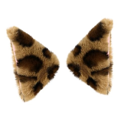 YYZTXF Barrettes Especiales de Orelas Felinas Distintivas para Disfraz y Bajos de Carnaval, Accesorios de Cabello Soft para Halloween, Costura Fantástica