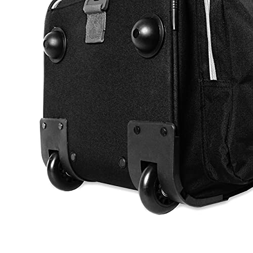 J World New York Duane Wheeled Duffel Bag, Black, One Size