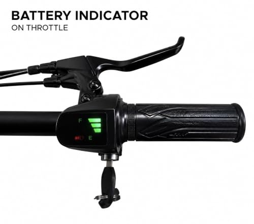 Image of Neelam Shockbuzz NI 1.0 Electric Bicycle 27.5 inch with Rear Carrier | 36V 250W Motor | 7.8Ah Outer Battery | Dual Disc Brakes | Front Suspension | Memory Foam Saddle | Colour: Yellow