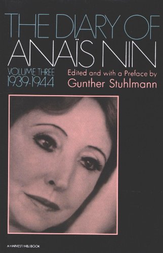 The Diary of Anais Nin: Volume Three 1939-1944 B000OJFIAO Book Cover