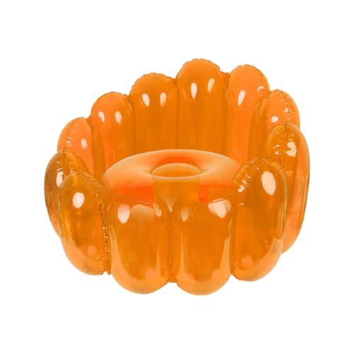 Liqzirtu Sofá Inflable - Tumbona Inflable, sillón Puff Inflable | Sofá Puff de Tela, sofá Puff portátil para Juegos, Fiestas, Salas de Estar y reuniones al Aire Libre.