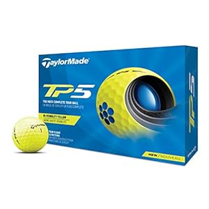 TaylorMade Yellow TP5 Golf Balls