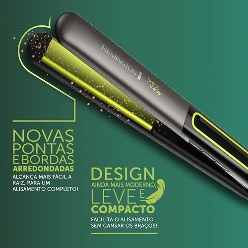 Prancha New Shine Therapy Remington Bivolt glide