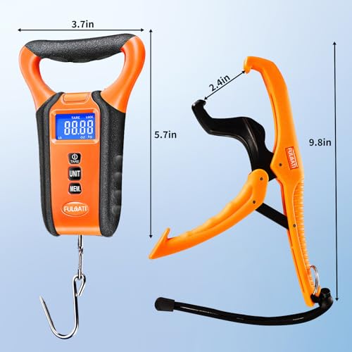 image for FULGATI Fish Scale Digital Waterproof Floating with Carry Case Fishing