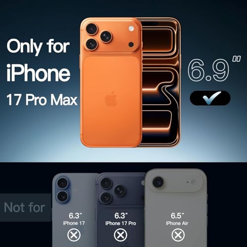 Image of GoldKart iPhone 17 Pro Max Case Wavy Edge Clear Back Design, Anti-Slip Grip Cute Wave Curly Frame Shape Shockproof Soft TPU & Hard PC Bumper Protective Phone Case Cover for Women Girls - Light Blue