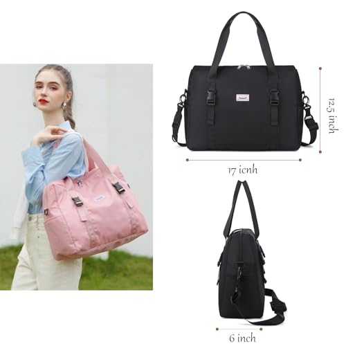 KYALOU Large Travel Tote Bag with Laptop Compartment, Waterproof Top Handle Bags Shoulder Crossbody Handbag2