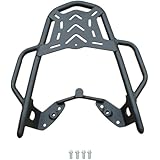 Neboka アルミ キャリア 棚 ブラケット バンパー テールラック シート モジュレーテッドラック マフラーガード ヤマハNMAX155 150に適合 (カーボンスチール製リアラック)