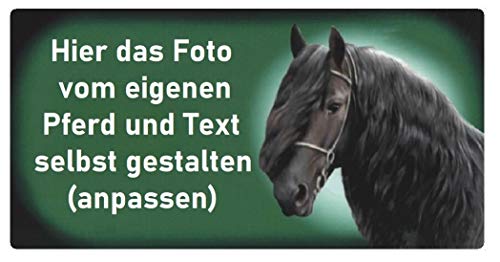 Schilderfeuerwehr Pferdeschild aus hochwertigem Aluminium mit Foto Bild Motiv von Deinem Pferd und Text Namen selbst gestalten Boxenschild Stallschild Stalltafel Boxentafel Stall Gatter Box Schilderfeuerwehr Pferdeschild aus hochwertigem Aluminium mit Foto Bild Motiv von Deinem Pferd und Text Namen selbst gestalten Boxenschild Stallschild Stalltafel Boxentafel Stall Gatter Box