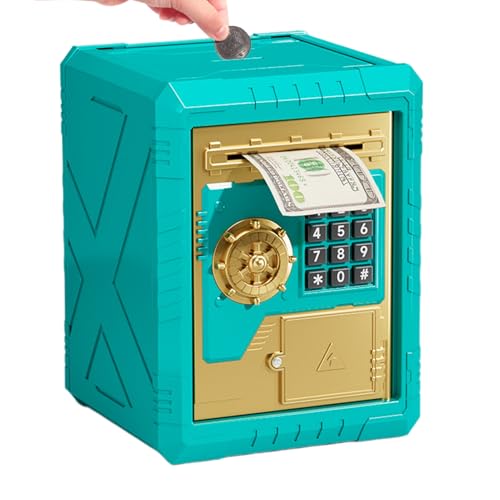 Banco de dinero electrónico, de ahorro de dinero con Contraseña - Dinero en efectivo Can ATM Banco | de monedas seguras, Bloqueo por Código de Contraseña, Juguetes para ahorrar