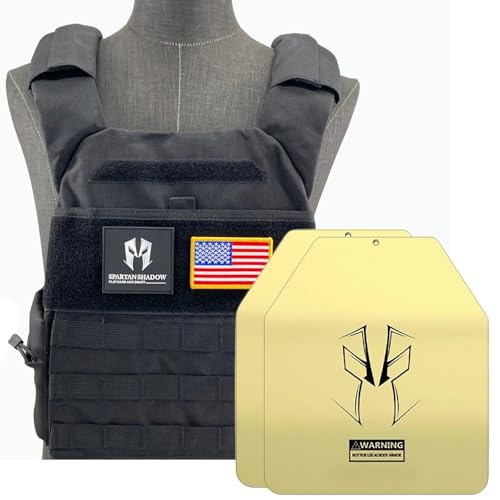 Weighted Vest Men 20lbs with weights : Curved Weight Vest Plates Pair Included - 20 Pounds workout vest with phone pocket. 20lb Weighted Vest for Men and Women with adjustable weights - Chaleco con peso para entrenar- Murph Vest, Wods, Training, Running, Walking, Rucking