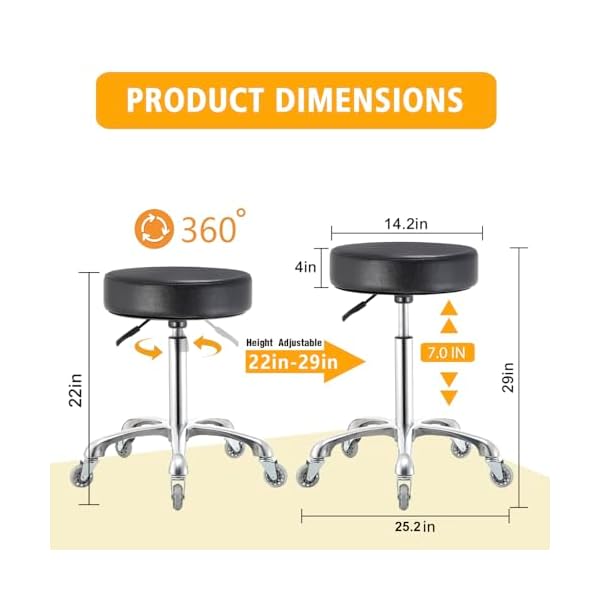 Rolling-Stool-with-Wheels-Heavy-Duty-Hydraulic-Massage-Stool-for-Shop-Guitar-Lab-Tattoo-Workbench-Medical-Adjustable-Swivel-Chair-Black Rolling-Stool-with-Wheels-Heavy-Duty-Hydraulic-Massage-Stool-for-Shop-Guitar-Lab-Tattoo-Workbench-Medical-Adjustable-Swivel-Chair-Black