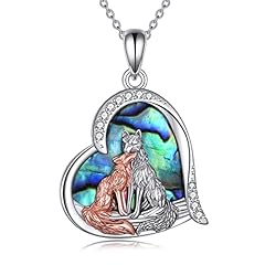 Fox Necklace with abalone