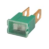 uxcell 40A 直線 オス PAL（太平洋自動車リンク） ブレード フューズ グリーン 車用