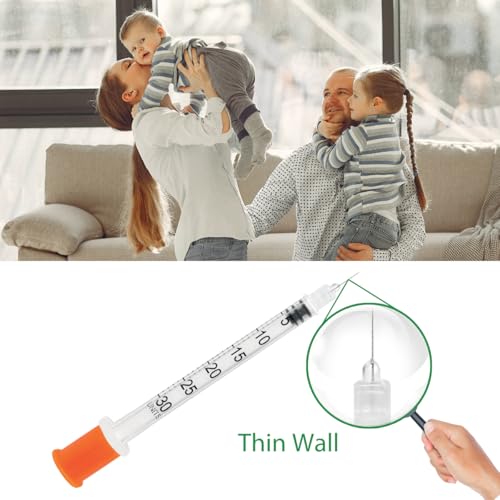 03 mlcc syringes 30g x 516 8mm orange cap 100box