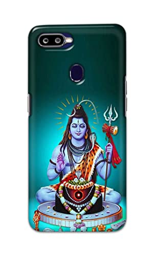 Image of Printed Hard Back Cover Case for Oppo F9 | Oppo F9 Pro | Realme U1 Back Cover (Lord Shiva) -1803