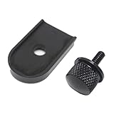 Schraube Durchmesser: 0,6 cm Seat Bolt Tab Screw Mount Knob Cover Für Harley Dyna Flitzer Schwarz
