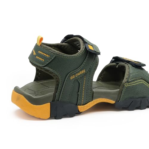 Image of ASIAN Mens VISTARA-18 Casual Sandals with adjustable velcro closure for easy wear with flexible fitting and trendy and stylish looks ideal for everyday use for mens as well as boys