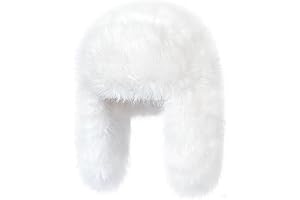 Luxurious White Faux Fur Ushanka Hat: The Epitome of Winter Warmth and Style