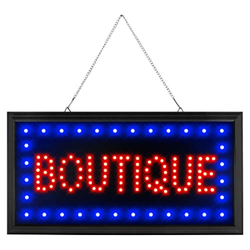 CHENXI Led Boutique Business Store Shop Store Sign of Led (48 X 25 cm, Boutique)
