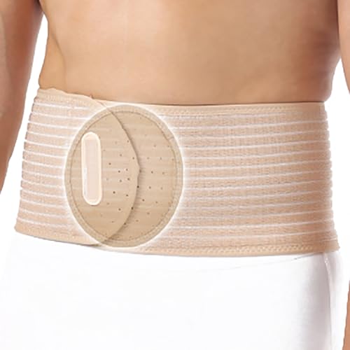 Faja para Hernia Umbilical Ajustable para Hombre, Beige, Talla S miniatura 1