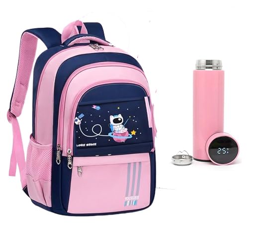 Mochila escolar infantil astronauta resistente ? ?gua para crian?as de 7 a 13 anos