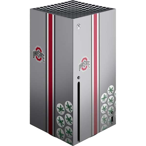 Skinit Decal Gaming Skin Compatible with Xbox Series X Console - Officially Licensed Ohio State University Buckeyes Design