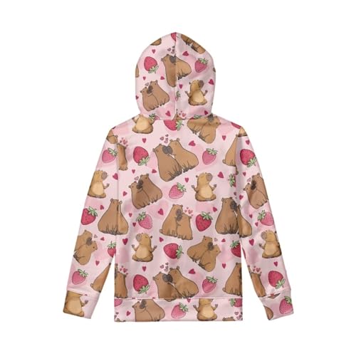 Long Sleeve Pullover Sweatshirt with Pocket Cute Hoodies for Teenagers Girls Boys2