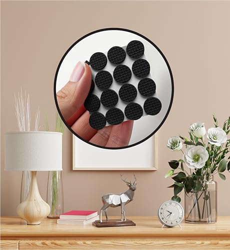 Image of Slipstick GorillaBumperPads Premium 1 /2 inch Rounds Adhesive Non Slip Pads /Bumpers (64 Gripper Dots) Perfect Grips for Small Items /Decor, Cabinet Stoppers, Drawer /Door Bumpers, Glass /Picture Frame Pads