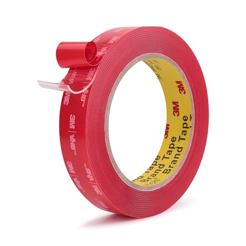 Image of 3M Double Sided Tape Heavy Duty Mounting Tape 0.75 inch x 13.8Ft 4910 Clear Strong Adhesive Waterproof Foam Tape for Home Office Car Decorative Materials and Trims