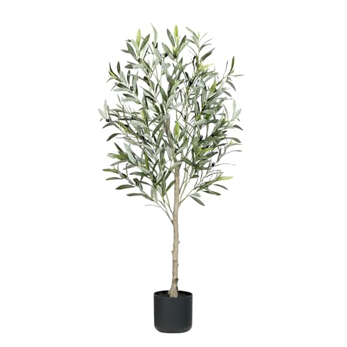 Bludrfnly Olivenbaum Künstlich 120cm - Kunstpflanzen Groß,...