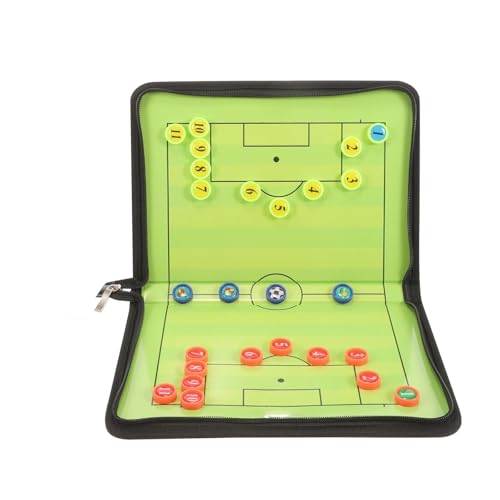 1 Juego de pizarra táctica magnética fútbol, ​​plegable, portátil, PVC resistente, for estrategias entrenamiento Para Entrenadores