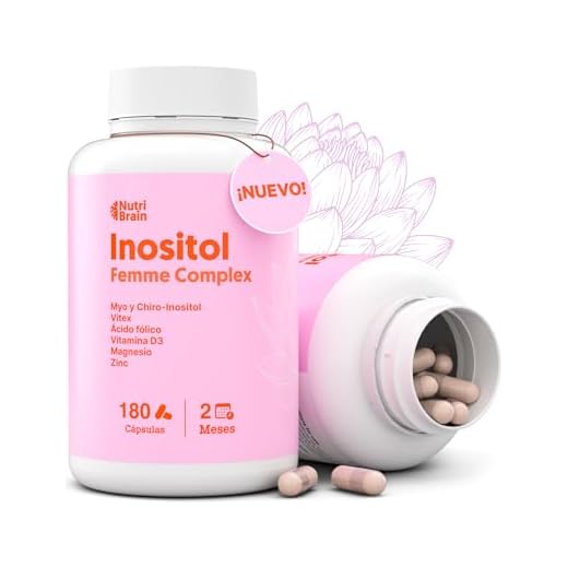 Myo & D-Chiro INOSITOL Complejo PCOS y Salud Femenina con VITEX (Sauzgatillo), Ácido Fólico, Vitamina D3, Magnesio y Zinc | Apoyo Hormonal, Equilibrio Integral Femenino, Fertilidad | 180 Cápsulas
