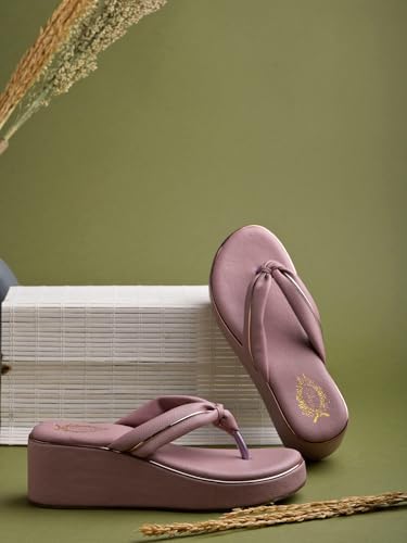 Image of Shoetopia Wedges Sandal for Women & Girls Criss-Cross Strap Design Stylish Comfortable, Durable Heels - Perfect for Casual & Party