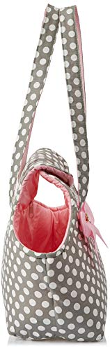 Bolsa Tour Princess Bonito para Cães, Tamanho U, Cinza e Rosa