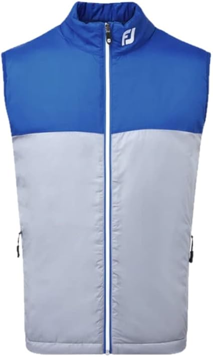 Gilet Footjoy Homme Taille L Bleu - Demi-zip Extensible - Ouvertures Bras - état Correct