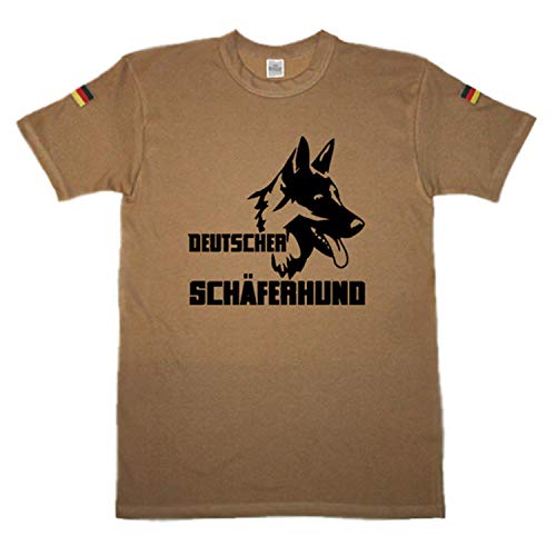 T-shirt Tropical beige respirant pour conducteur de chien DSH