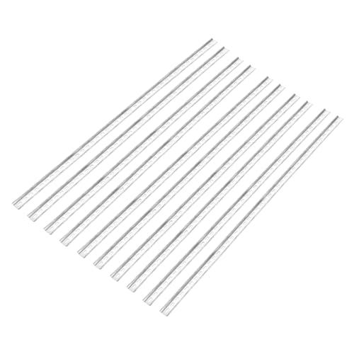 MECCANIXITY DIN Rail Slotted Zinc-Steel Mounting Guide 40 Inch x 1.4 Inch x 0.3 Inch for Equipment Installation Pack of 10 Pcs