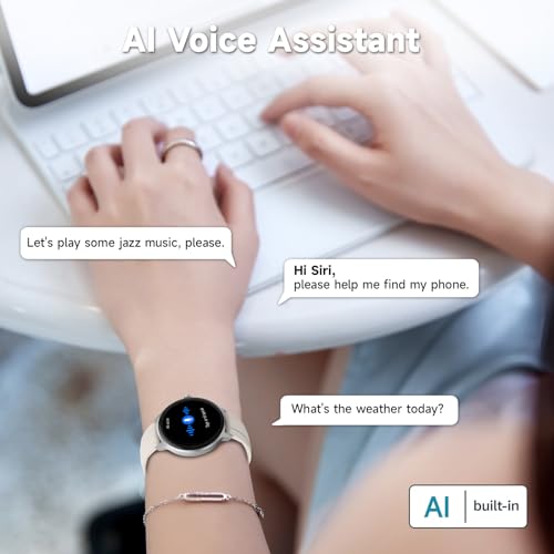 Smart Watch for Men Women, Bluetooth Calling, 1.27" HD Touchscreen Fitness Tracker, 100+ Sports Modes, AI Built-in, Heart Rate/Sleep/Step/SpO2 Monitor, IP68 Waterproof, Smartwatch for Android iPhone - Image 4