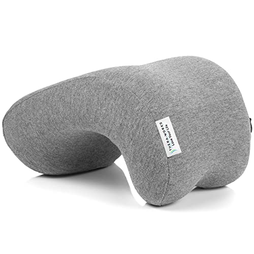 Thera-Works Handy Sleep Bolster Pillow - Arm, Knee, Leg, Hip, Back, and Joint Relief - Travel Wedge Pillow with Memory Foam Support for Sleep, Work, and More - Soft & Plush Feel (One-Size Fits Most)